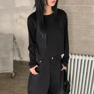 Easy Crop Round Long Sleeve
