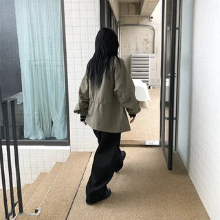 Autumn Two-Way Half-Field Jacket