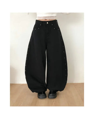 Adele Studded Wide Pants