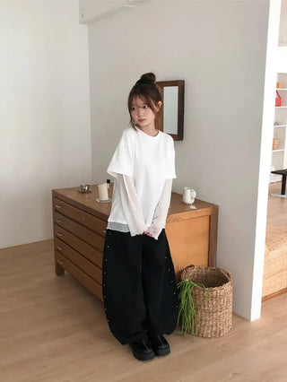Adele Studded Wide Pants