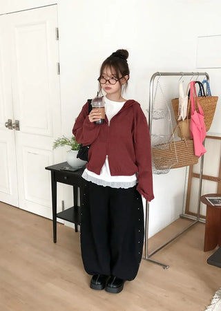 Adele Studded Wide Pants