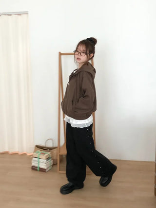 Adele Studded Wide Pants
