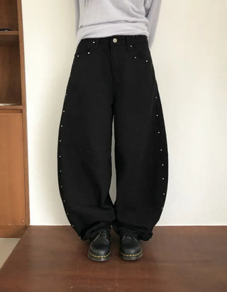 Adele Studded Wide Pants