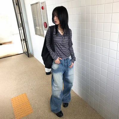 Daily Wash Wide Jeans