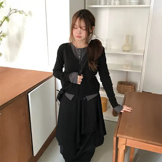 Flip Asymmetrical Midi Skirt