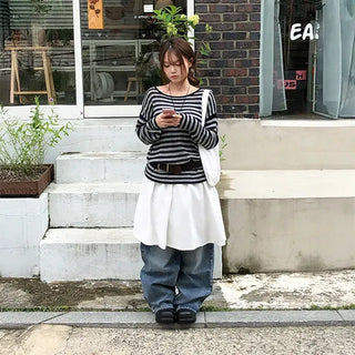 Boning Flare Midi Skirt