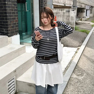 Boning Flare Midi Skirt