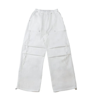 Rivet Pintuck Point Nylon String Banding Pants