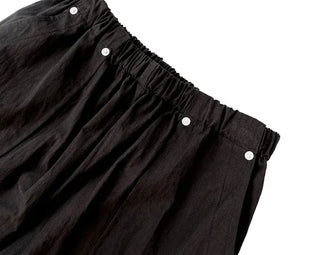 Rivet Pintuck Point Nylon String Banding Pants
