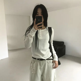 Henry Button Long Sleeve