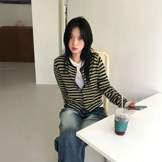 Russ Stripe Cardigan