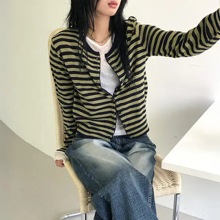 Russ Stripe Cardigan