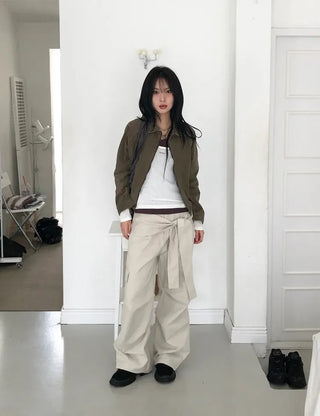 Weathered Washed Short Jacket