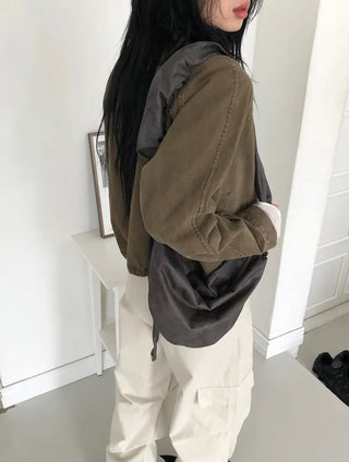 Weathered Washed Short Jacket