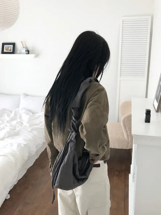 Weathered Washed Short Jacket