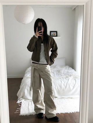 Weathered Washed Short Jacket