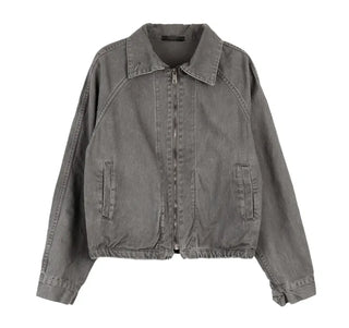 Weathered Washed Short Jacket