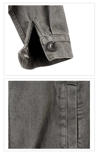 Weathered Washed Short Jacket