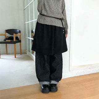 Warming Flare Midi Skirt