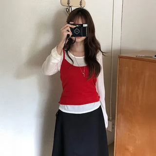 Falling Wrap Bustier Knit
