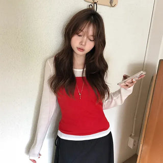 Falling Wrap Bustier Knit