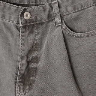 Pigment Washed A-Line Short Denim Pants