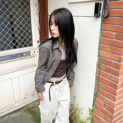 Land Pocket Check Shirt