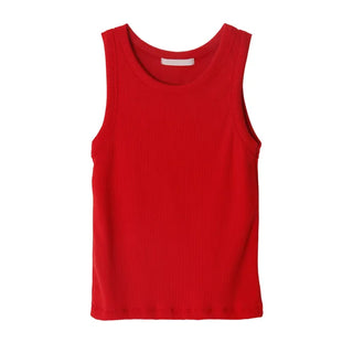 Daily U-neck Ribbed Sleeveless