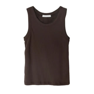 Daily U-neck Ribbed Sleeveless