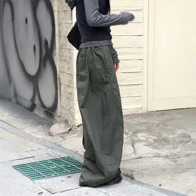 Bio Slit Washed Balloon Pants