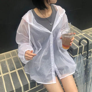 See-through Over-the-Face Windbreaker