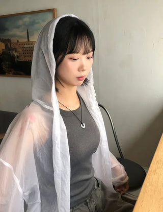 See-through Over-the-Face Windbreaker