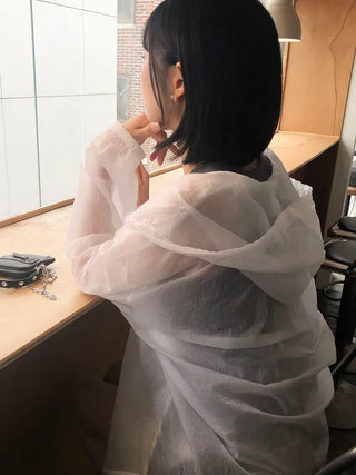 See-through Over-the-Face Windbreaker