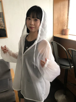 See-through Over-the-Face Windbreaker