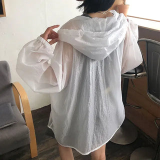 See-through Over-the-Face Windbreaker