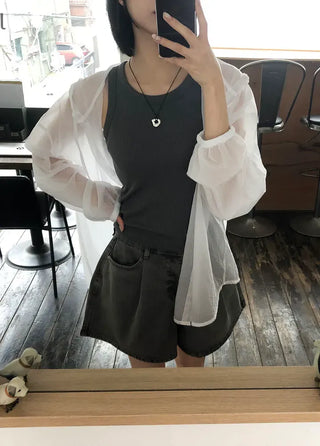 See-through Over-the-Face Windbreaker