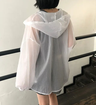 See-through Over-the-Face Windbreaker