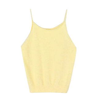 Boston U-neck Knit Strap Sleeveless