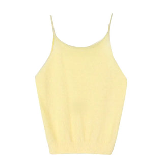 Boston U-neck Knit Strap Sleeveless