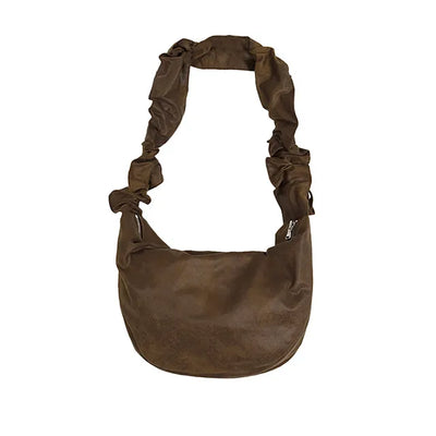 Rebel Suede Shoulder Bag
