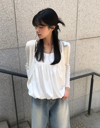 Summer V-neck See-through Cardigan