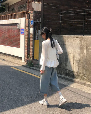 Summer V-neck See-through Cardigan