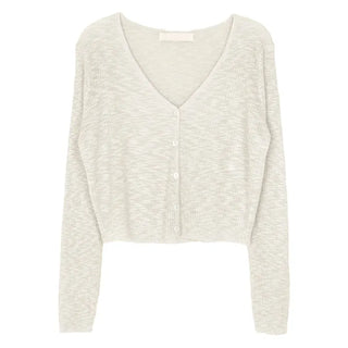 Summer V-neck See-through Cardigan