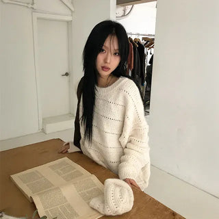 Mousse Punching Loose Knit