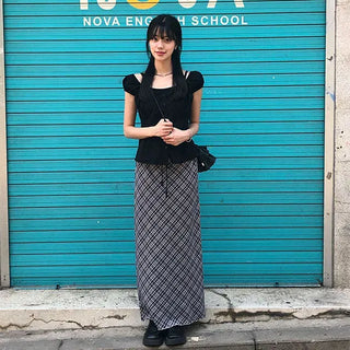 Off-shoulder Shirred Puff Sleeveless Blouse