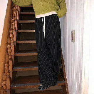New Wool Striped Pants