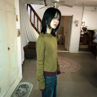 Olly Round Crop Knit