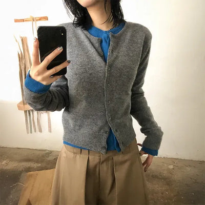 Merino Round Cardigan