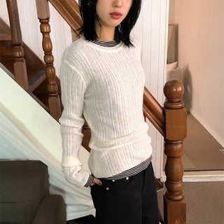 Salty Round Slim Knit