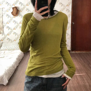 Taupe Tencel Long Sleeve